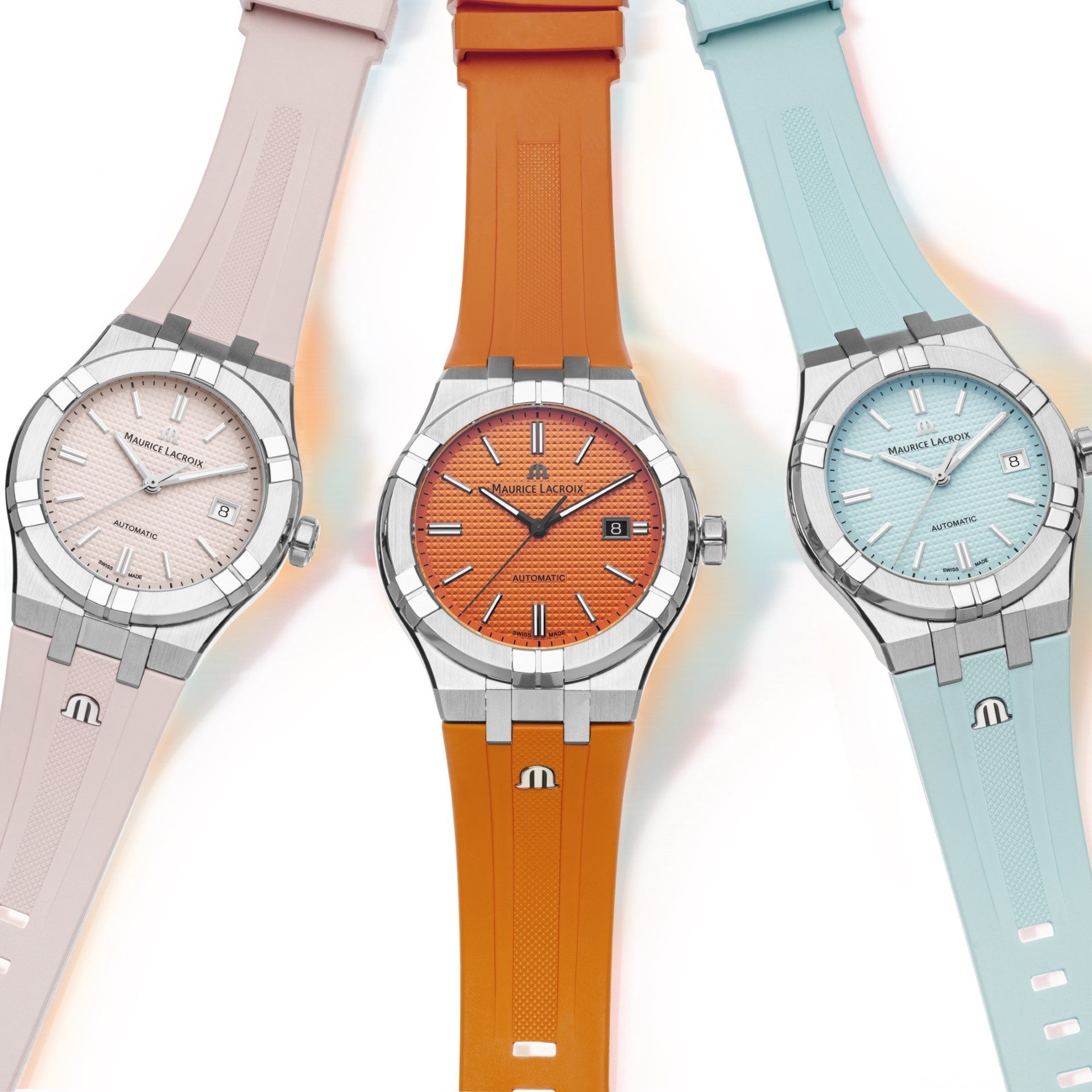  Shop Authentic Maurice Lacroix Aikon Automatic Sky Blue Dial Silver Steel Strap Watch For Men - AI6008-SS00F-431-C - Luxxuri