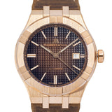  Shop Authentic Maurice Lacroix Aikon Automatic Brown Dial Brown Leather Strap Watch For Men - AI6008-BRZ01-730-3 - Luxxuri