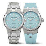  Shop Authentic Maurice Lacroix Aikon Automatic Sky Blue Dial Silver Steel Strap Watch For Men - AI6008-SS00F-431-C - Luxxuri