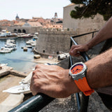  Shop Authentic Maurice Lacroix Aikon Limited Edition Automatic Date Orange Dial Silver Steel Strap Watch For Men - AI6008-SS00F-530-1 - Luxxuri