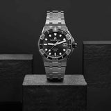  Shop Authentic Maurice Lacroix Aikon Venturer Automatic Black Dial Silver Steel Strap Watch For Men - AI6057-SSL22-330-1 - Luxxuri