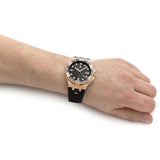  Shop Authentic Maurice Lacroix Aikon Venturer Black Dial Black Rubber Strap Watch For Men - AI6058-BRZ0B-330-2 - Luxxuri