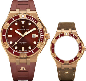 Shop Authentic Maurice Lacroix Aikon Venturer Asia Special Edition Red Dial Red Rubber Strap Watch For Men - AI6058-BRZ6B-530-6 - Luxxuri
