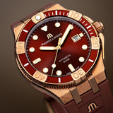  Shop Authentic Maurice Lacroix Aikon Venturer Asia Special Edition Red Dial Red Rubber Strap Watch For Men - AI6058-BRZ6B-530-6 - Luxxuri