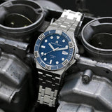 Shop Authentic Maurice Lacroix Aikon Venturer Blue Dial Silver Steel Strap Watch for Men - AI6058-SS002-430-1 - Luxxuri