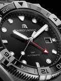  Shop Authentic Maurice Lacroix Aikon Venturer Black Dial Silver Steel Strap Watch for Men - AI6058-SS002-330-1 - Luxxuri