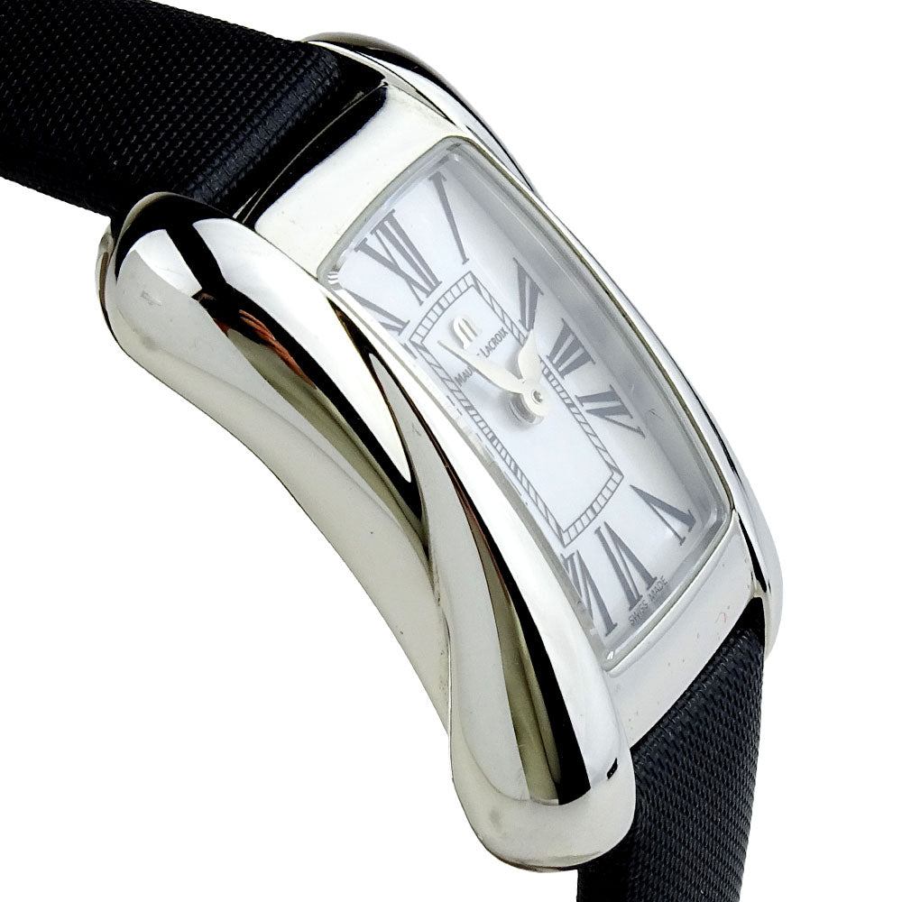  Shop Authentic Maurice Lacroix Divina White Mother of Pearl Dial Black Leather Strap Watch for for Women - DV5011-SD531-120 - Luxxuri