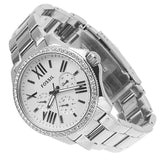  Shop Authentic Fossil Cecile Chronograph Silver Dial Silver Steel Strap Watch for Women - AM4481 - Luxxuri