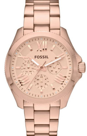  Shop Authentic Fossil Cecile Rose Gold Dial Rose Gold Steel Strap Watch for Women - AM4511 - Luxxuri