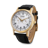 Shop Authentic Citizen Watch Eco Drive Day & Date White Dial Black Leather Strap Watch For Men - AO9003-16A - Luxxuri