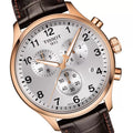  Shop Authentic Tissot Chrono XL Classic Silver Dial Brown Leather Strap Watch For Men - T116.617.36.037.00 - Luxxuri