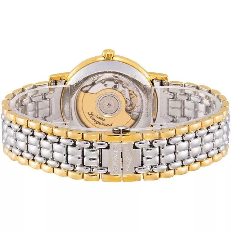  Shop Authentic Longines Presence 38.5mm Automatic Stainless Steel Watch for Men - L4.921.2.11.7 - Luxxuri