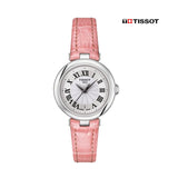  Shop Authentic Tissot Bellissima Small Lady Silver Dial Pink Leather Strap Watch For Women - T126.010.16.013.01 - Luxxuri