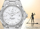  Shop Authentic Tag Heuer Aquaracer White Mother of Pearl Dial Watch for Women - WBD1311.BA0740 - Luxxuri