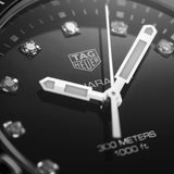  Shop Authentic Tag Heuer Aquaracer Quartz Black Dial Two Tone Steel Strap Watch for Women - WAY131C.BA0913 - Luxxuri