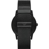  Shop Authentic Emporio Armani Luigi White Dial Black Mesh Bracelet Watch For Men - AR11046 - Luxxuri
