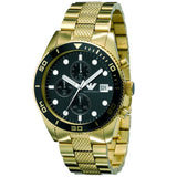  Shop Authentic Emporio Armani Chronograph Black Dial Gold Steel Strap Watch For Men - AR5857 - Luxxuri