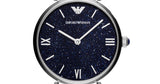  Shop Authentic Emporio Armani Gianni T Bar Dark Blue Dial Silver Stainless Steel Watch For Women - AR11091 - Luxxuri