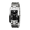  Shop Authentic Emporio Armani Classic Black Dial Silver Stainless Steel Strap Watch For Men - AR0156 - Luxxuri