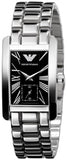  Shop Authentic Emporio Armani Classic Black Dial Silver Stainless Steel Watch For Women - AR0157 - Luxxuri