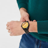  Shop Authentic Armani Exchange Drexler Chronograph Black Dial Black Steel Strap Watch For Men - AX2615 - Luxxuri