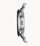  Shop Authentic Emporio Armani Chronograph Black Dial Silver Steel Strap Watch For Men - AR0389 - Luxxuri