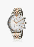  Shop Authentic Emporio Armani Chronograph White Dial Two Tone Steel Strap Watch For Men - AR0399 - Luxxuri