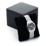  Shop Authentic Emporio Armani Velente Chronograph Black Dial Silver Steel Strap Watch For Women - AR0674 - Luxxuri