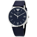  Shop Authentic Emporio Armani Kappa Quartz Blue Dial Blue Leather Strap Watch For Women - AR11012 - Luxxuri