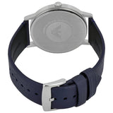  Shop Authentic Emporio Armani Kappa Quartz Blue Dial Blue Leather Strap Watch For Women - AR11012 - Luxxuri