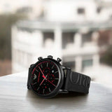  Shop Authentic Emporio Armani Luigi Chronograph Black Dial Black Rubber Strap Watch For Men - AR11024 - Luxxuri