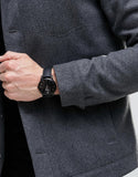  Shop Authentic Emporio Armani Luigi Chronograph Black Dial Black Rubber Strap Watch For Men - AR11024 - Luxxuri