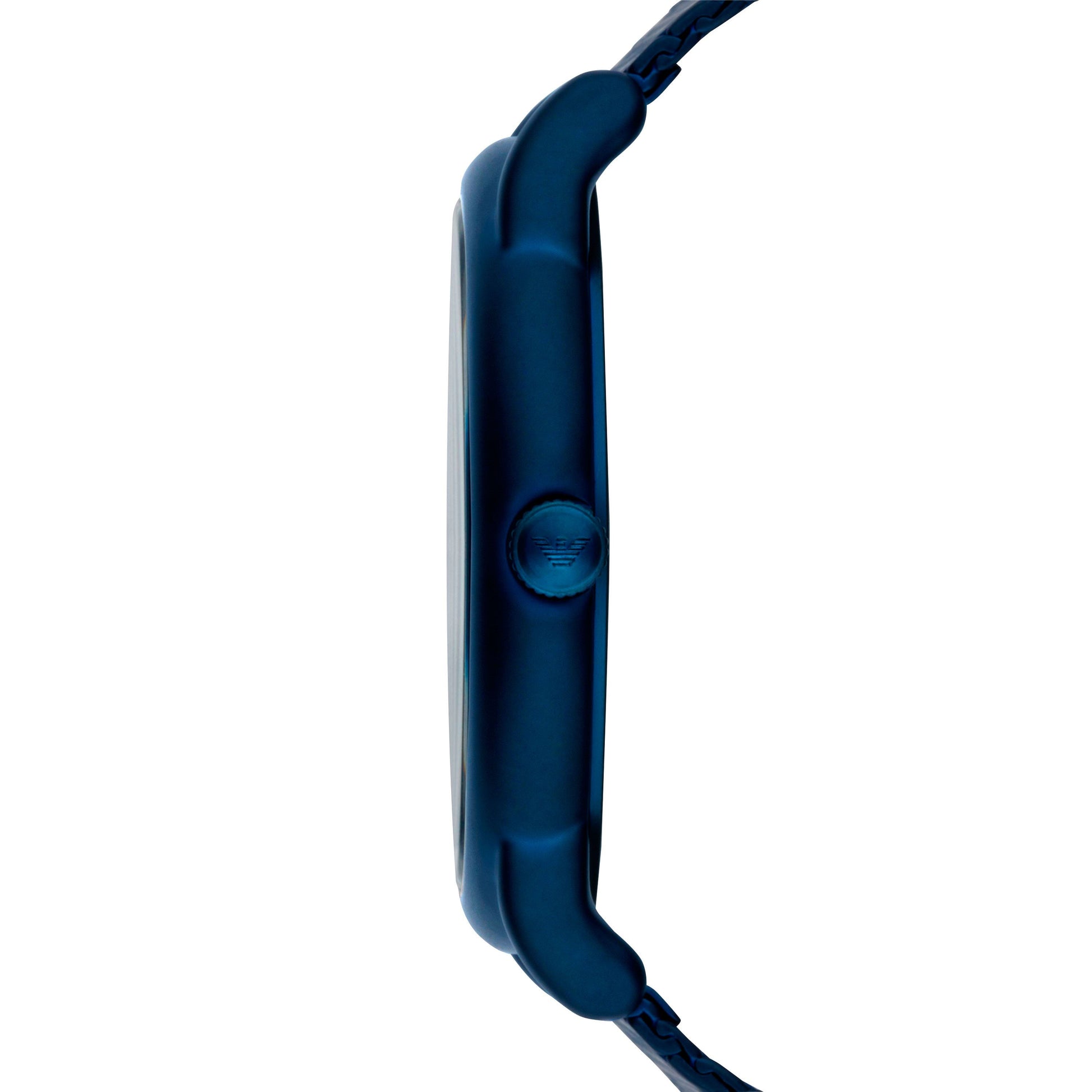  Shop Authentic Emporio Armani Luigi Quartz White Dial Blue Mesh Bracelet Watch For Men - AR11025 - Luxxuri