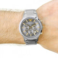  Shop Authentic Emporio Armani Quartz Grey Dial Silver Steel Strap Watch For Men - AR11047 - Luxxuri