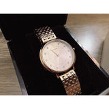  Shop Authentic Emporio Armani Dress Quartz Rose Gold Dial Rose Gold Steel Strap Watch For Women - AR11062 - Luxxuri