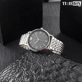  Shop Authentic Emporio Armani Kappa Quartz Grey Dial Silver Mesh Bracelet Watch For Men - AR11068 - Luxxuri