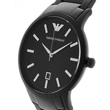  Shop Authentic Emporio Armani Renato Quartz Black Dial Black Steel Strap Watch For Men - AR11079 - Luxxuri