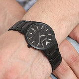  Shop Authentic Emporio Armani Renato Quartz Black Dial Black Steel Strap Watch For Men - AR11079 - Luxxuri