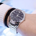  Shop Authentic Emporio Armani Valente Quartz Black Dial Silver Steel Strap Watch For Men - AR11086 - Luxxuri