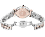  Shop Authentic Emporio Armani Gianni T Bar Crystal Blue Dial Two Tone Steel Strap Watch For Women - AR11092 - Luxxuri