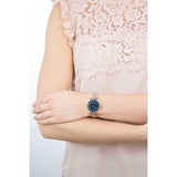  Shop Authentic Emporio Armani Gianni T Bar Crystal Blue Dial Two Tone Steel Strap Watch For Women - AR11092 - Luxxuri