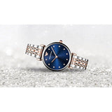  Shop Authentic Emporio Armani Gianni T Bar Crystal Blue Dial Two Tone Steel Strap Watch For Women - AR11092 - Luxxuri