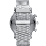  Shop Authentic Emporio Armani Chronograph Black Dial Silver Mesh Bracelet Watch For Men - AR11104 - Luxxuri