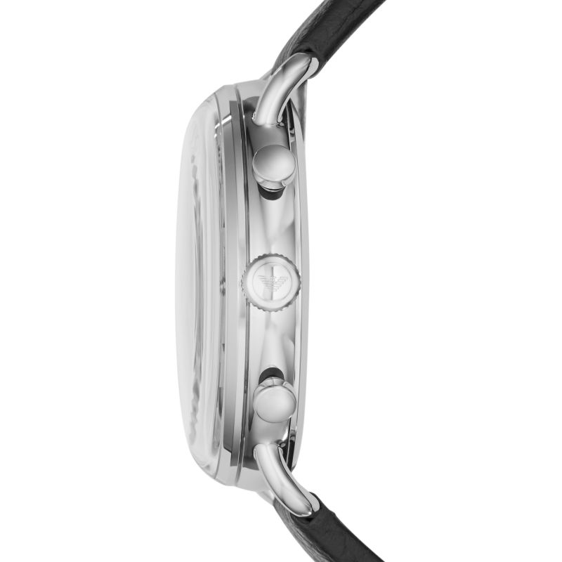  Shop Authentic Emporio Armani Aviator Blue Dial Blue Leather Strap Watch For Men - AR11105 - Luxxuri