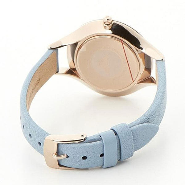  Shop Authentic Emporio Armani Aurora Quartz Mother of Pearl White Dial Blue Leather Strap Watch For Women - AR11109 - Luxxuri