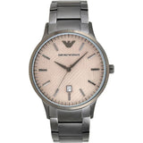  Shop Authentic Emporio Armani Renato Quartz Grey Dial Grey Steel Strap Watch For Men - AR11120 - Luxxuri
