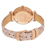  Shop Authentic Emporio Armani Analog Grey Dial Pink Leather Strap Watch For Women - AR11126 - Luxxuri