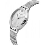  Shop Authentic Emporio Armani Kappa Silver Dial Silver Mesh Bracelet Watch For Women - AR11128 - Luxxuri