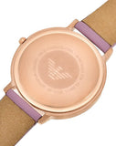  Shop Authentic Emporio Armani Kappa Mother Of Pearl White Dial Pink Leather Strap Watch For Women - AR11130 - Luxxuri