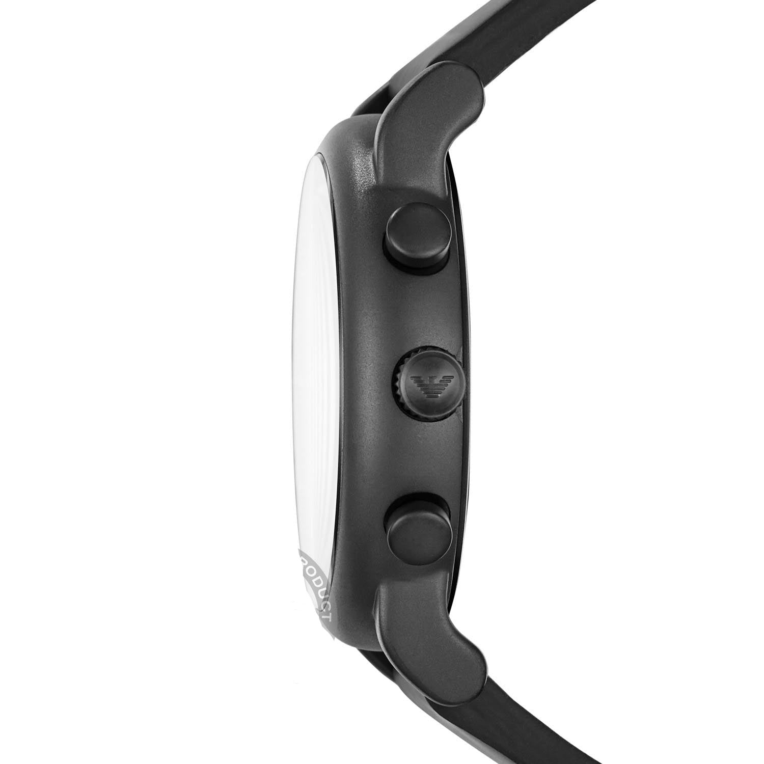  Shop Authentic Emporio Armani Luigi Chronograph Black Dial Black Leather Strap Watch For Men - AR11133 - Luxxuri